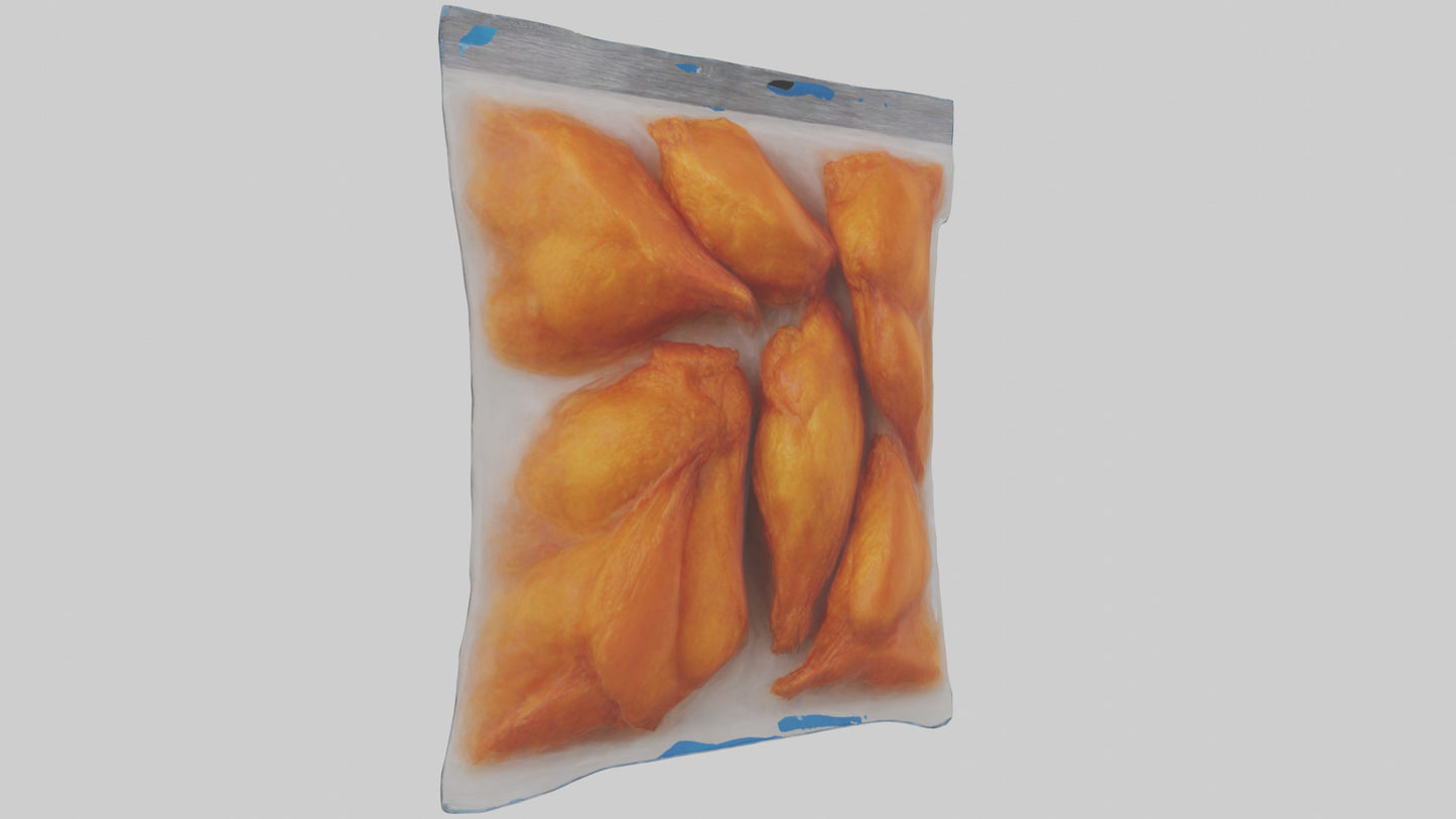 Frozen Buffalo Wings Pack model 3D model