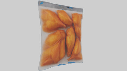 Frozen Buffalo Wings Pack model 3D model