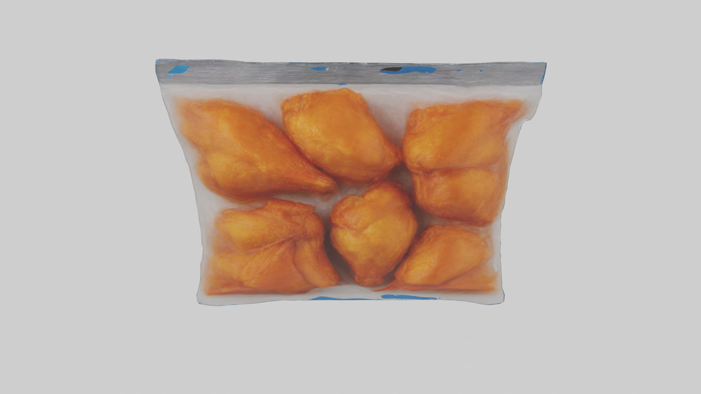 Frozen Buffalo Wings Pack model 3D model