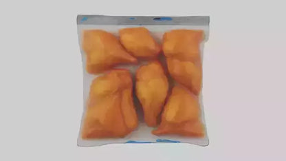 Frozen Buffalo Wings Pack model 3D model