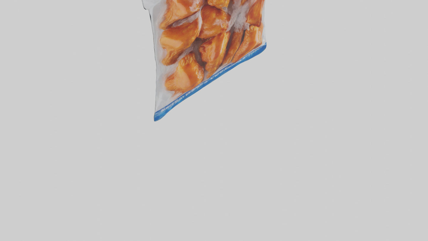 Frozen Buffalo Wings Pack model 3D model