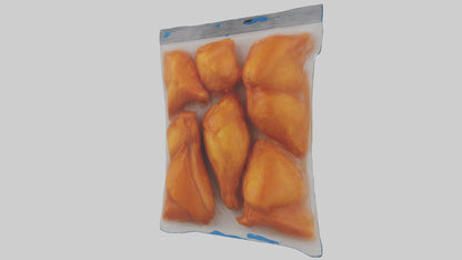 Frozen Buffalo Wings Pack model 3D model