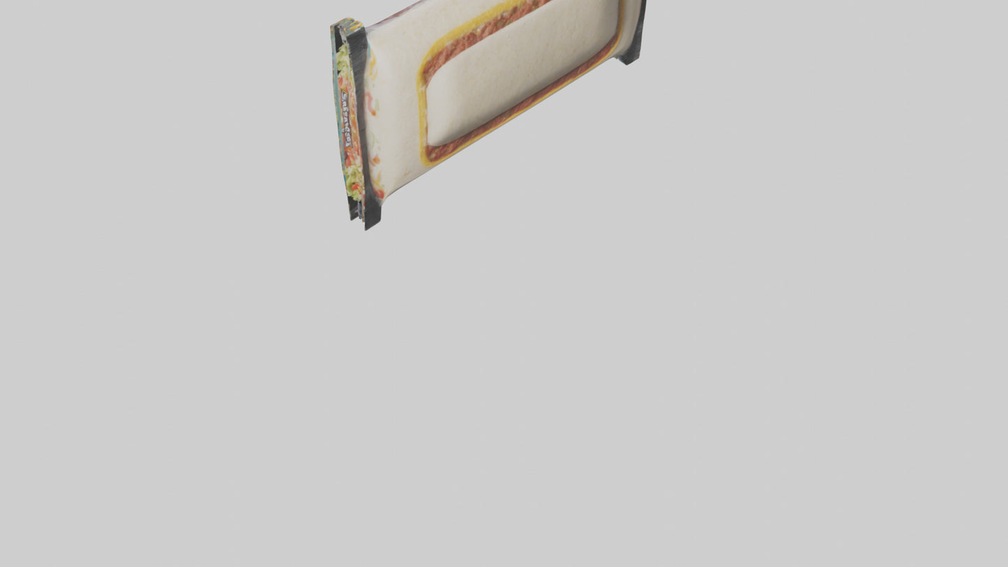Frozen Burritos Pack model 3D model