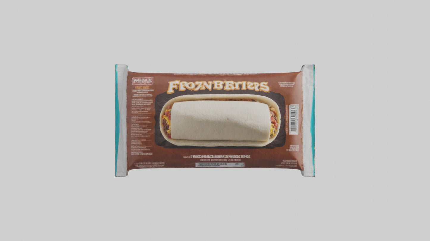 Frozen Burritos Pack model 3D model