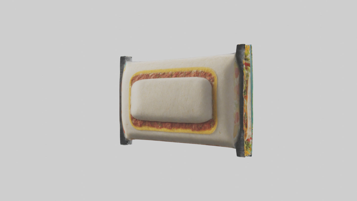Frozen Burritos Pack model 3D model