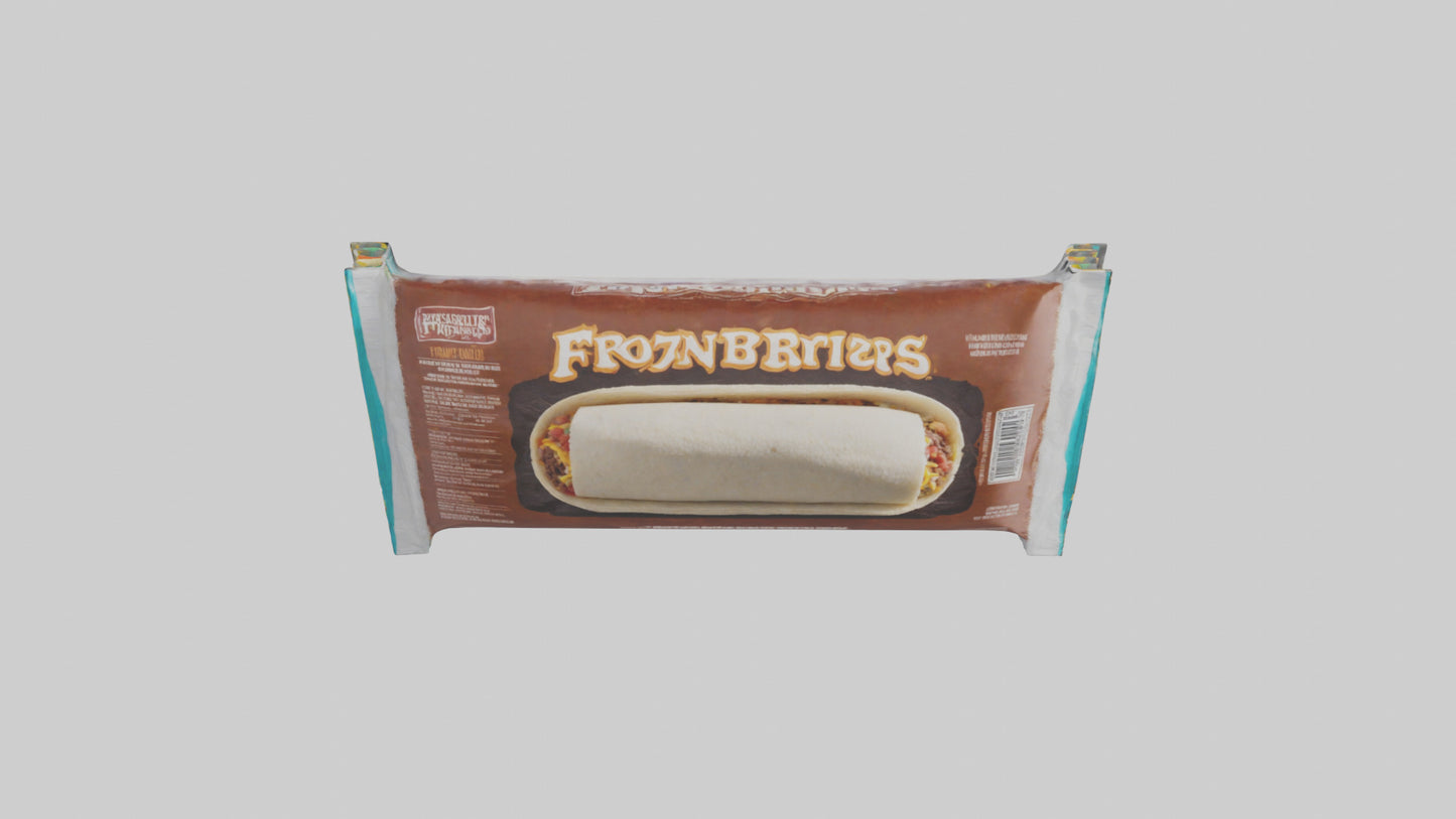 Frozen Burritos Pack model 3D model