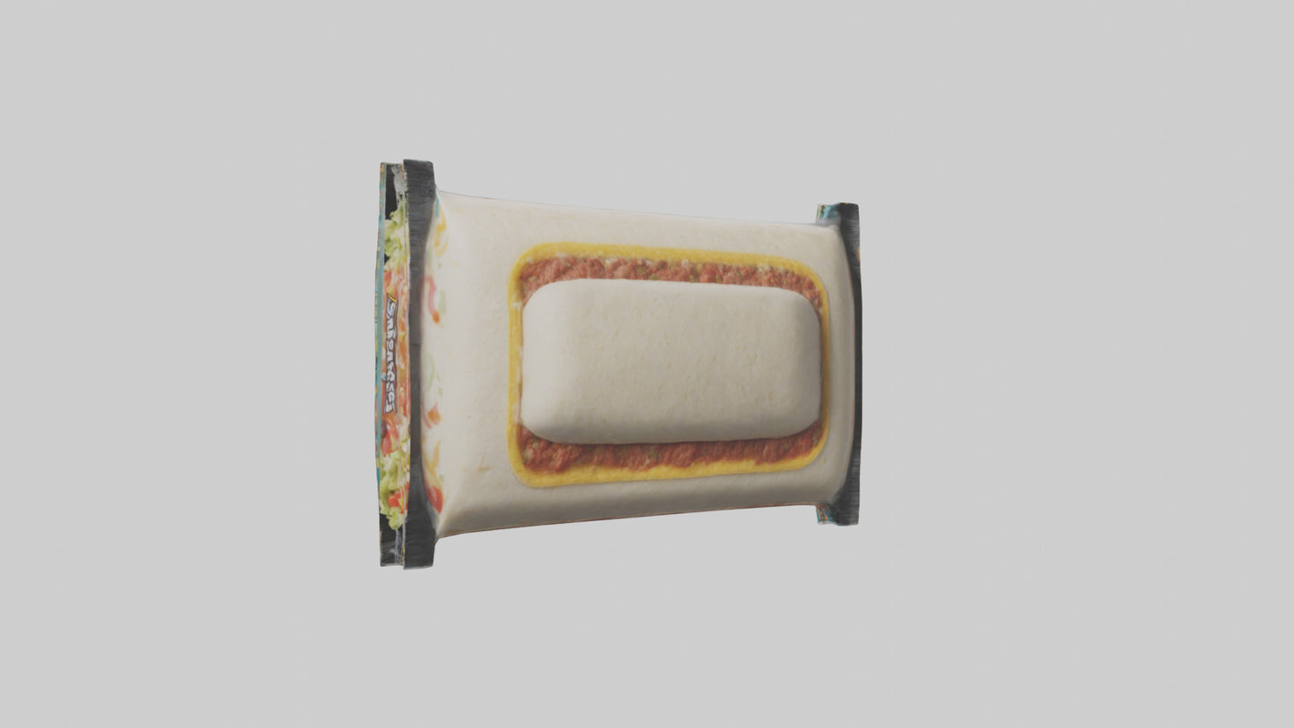 Frozen Burritos Pack model 3D model