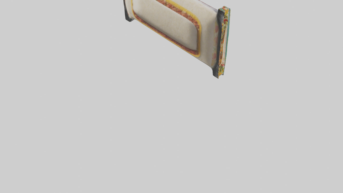 Frozen Burritos Pack model 3D model