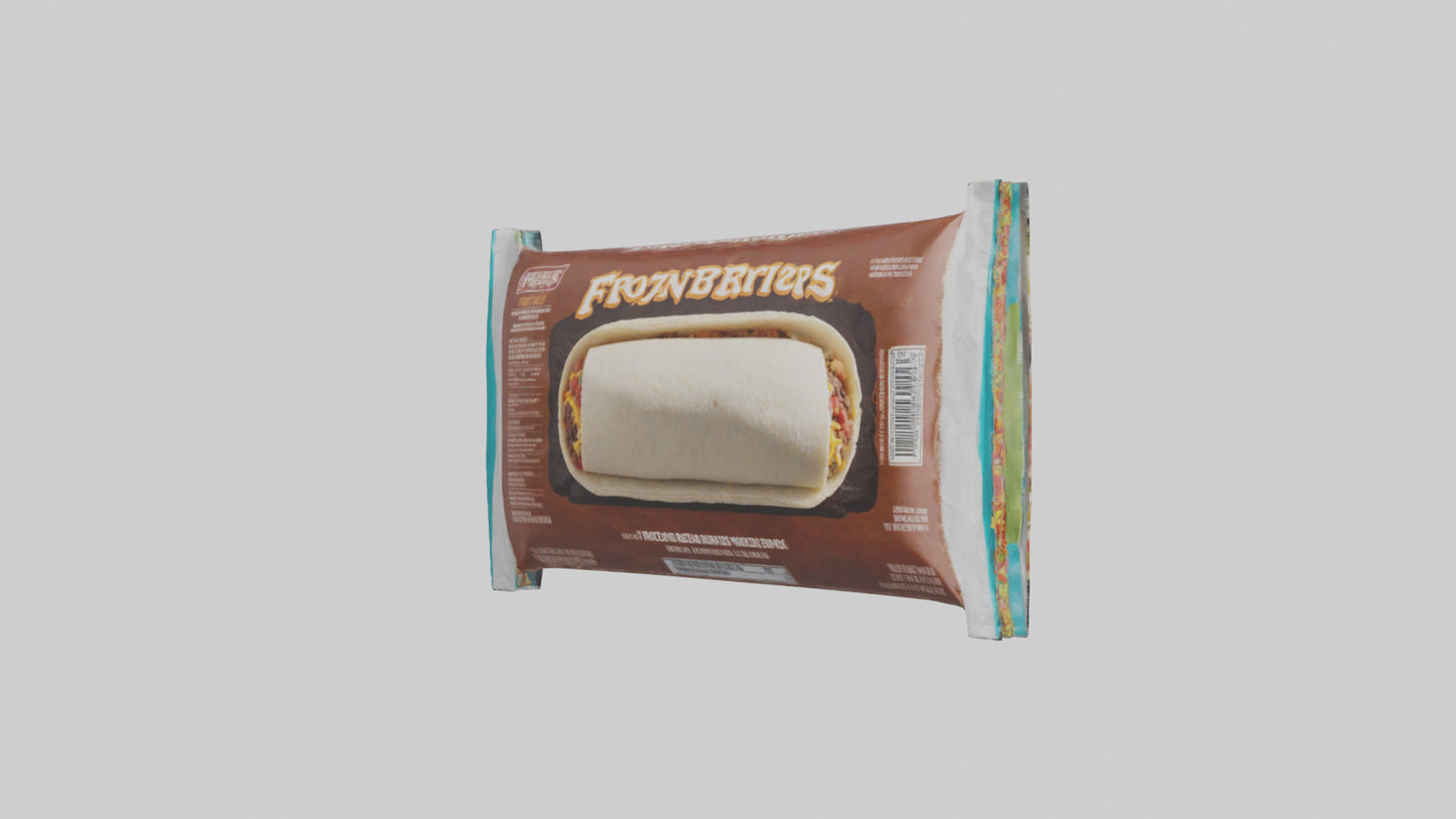 Frozen Burritos Pack model 3D model
