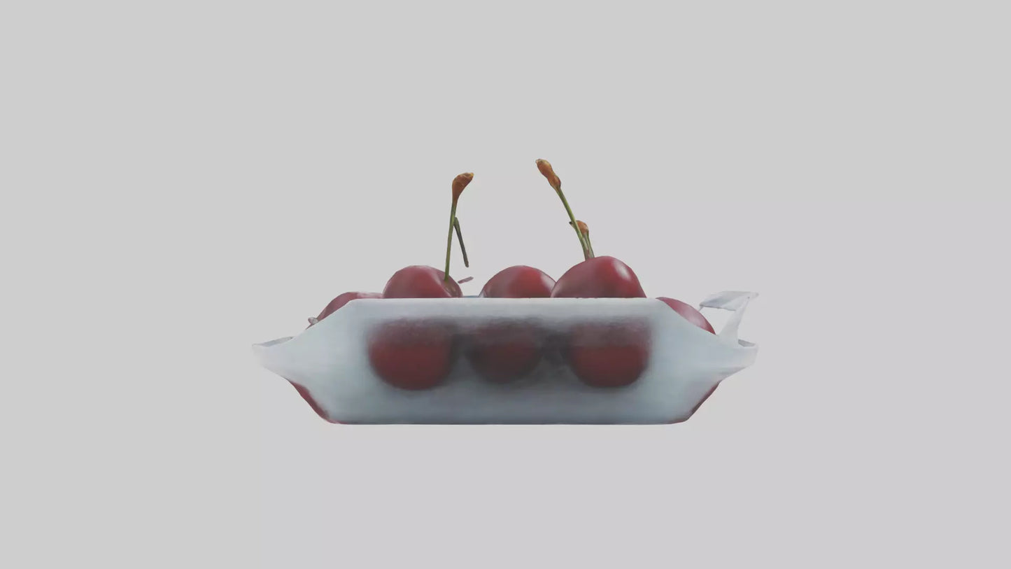 Frozen Cherries Pack model 3D model