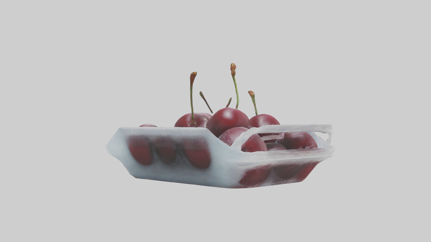 Frozen Cherries Pack model 3D model