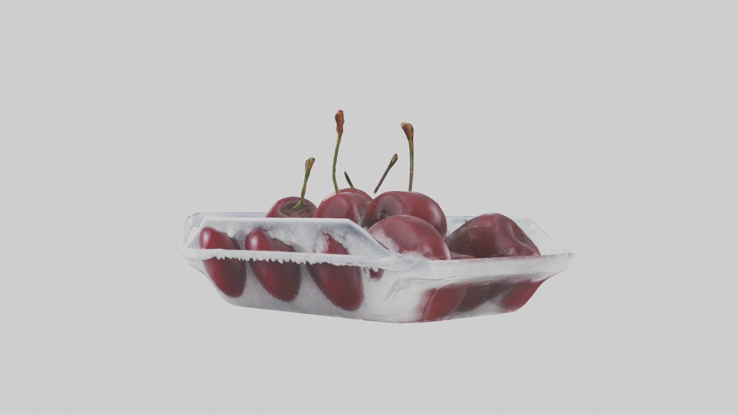Frozen Cherries Pack model 3D model
