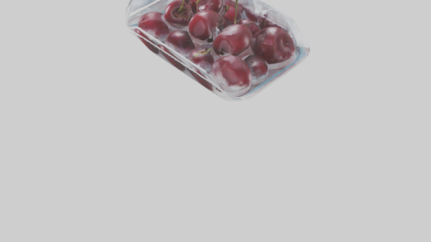 Frozen Cherries Pack model 3D model