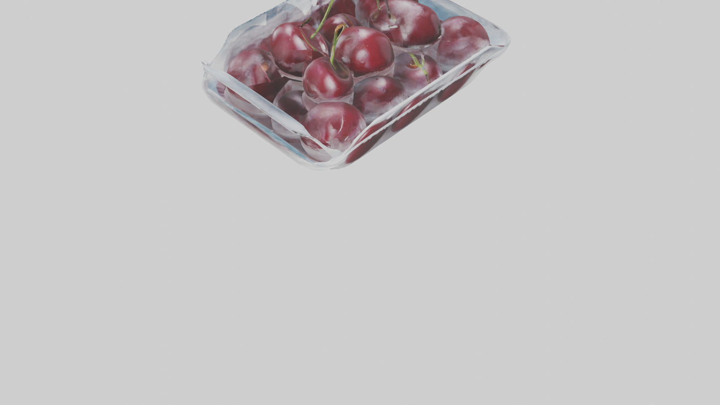 Frozen Cherries Pack model 3D model