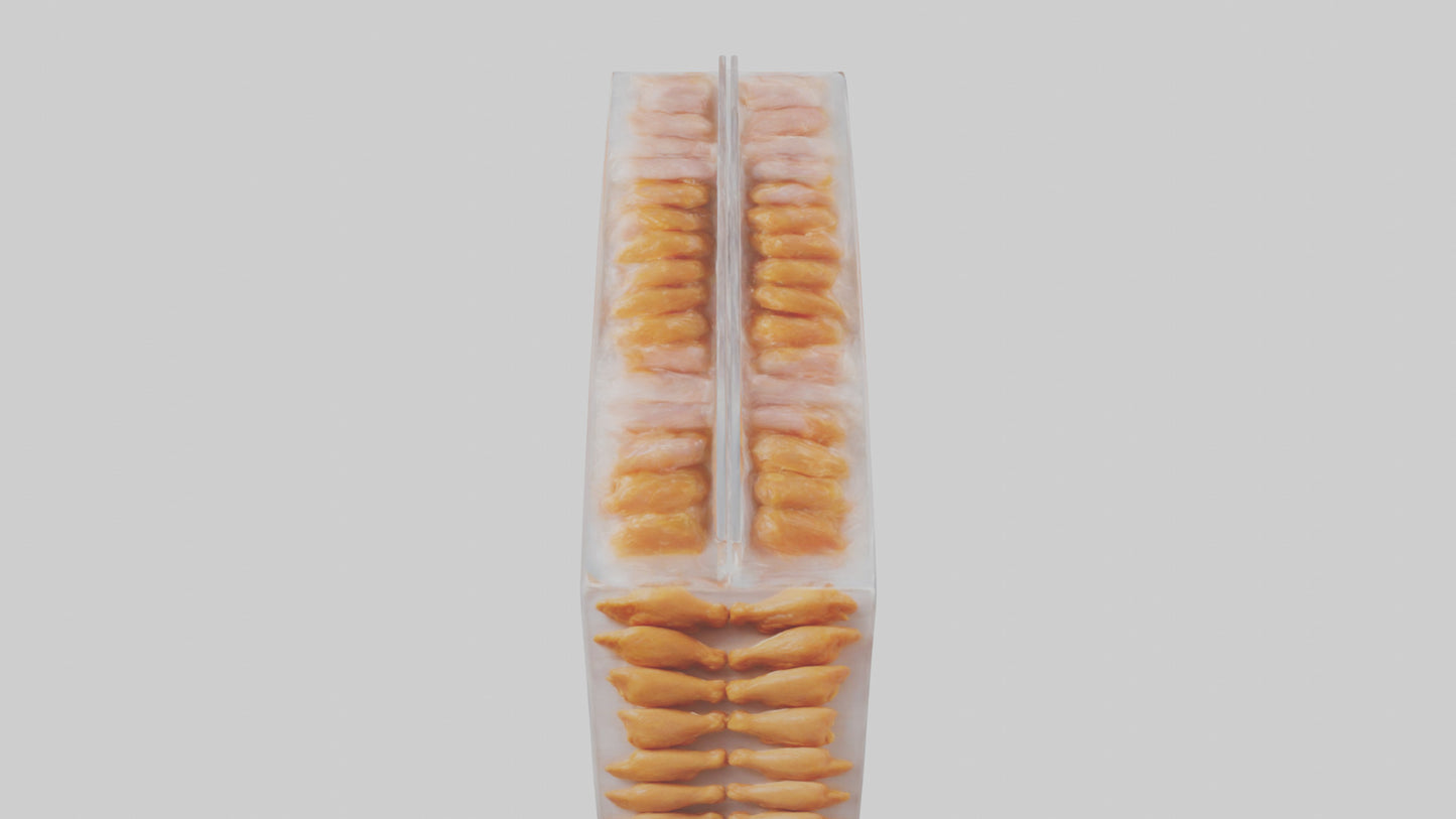 Frozen Chicken Wings Pack model 3D model