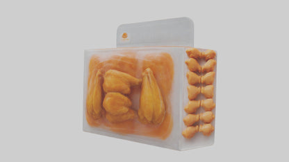 Frozen Chicken Wings Pack model 3D model