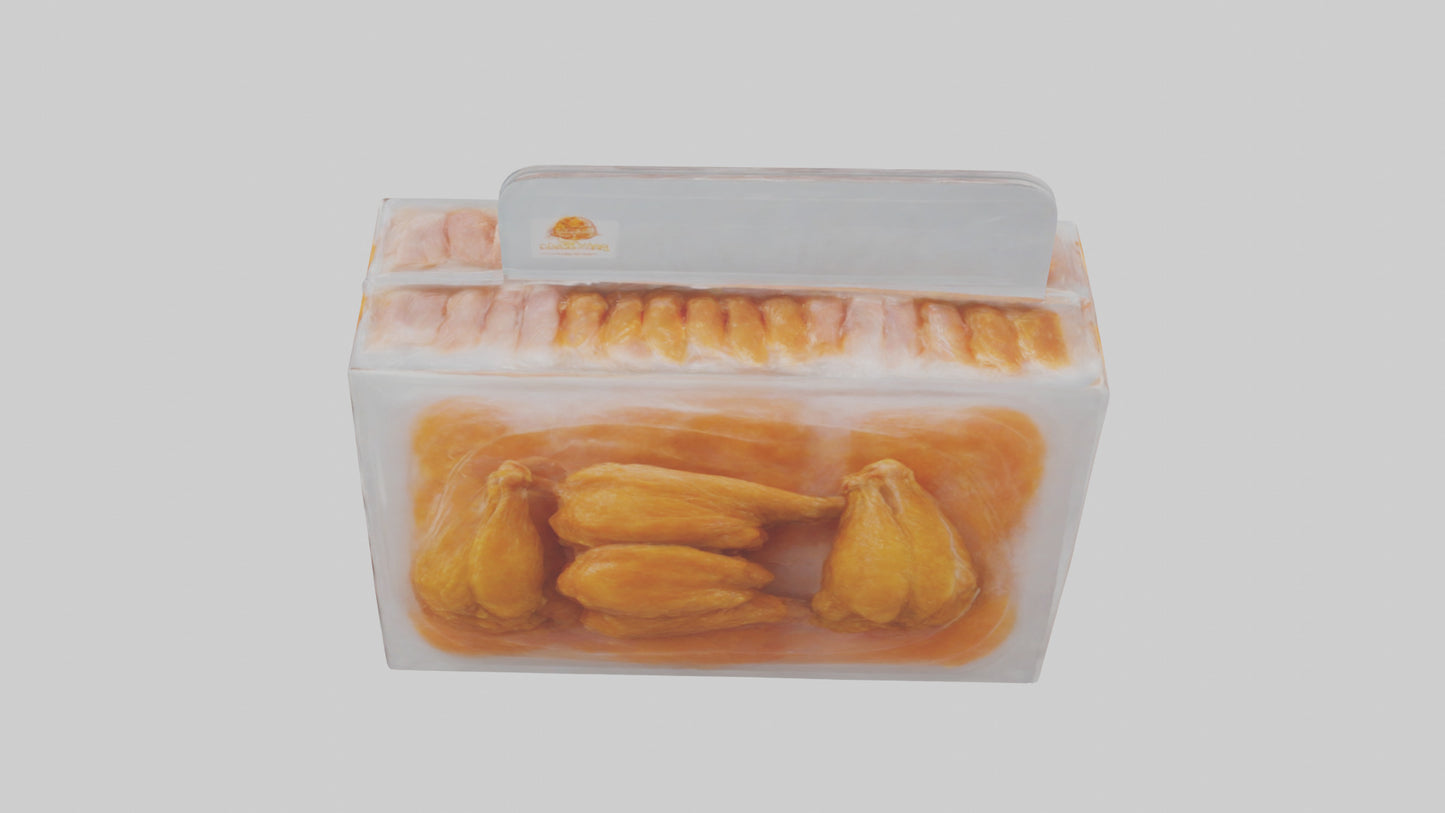 Frozen Chicken Wings Pack model 3D model