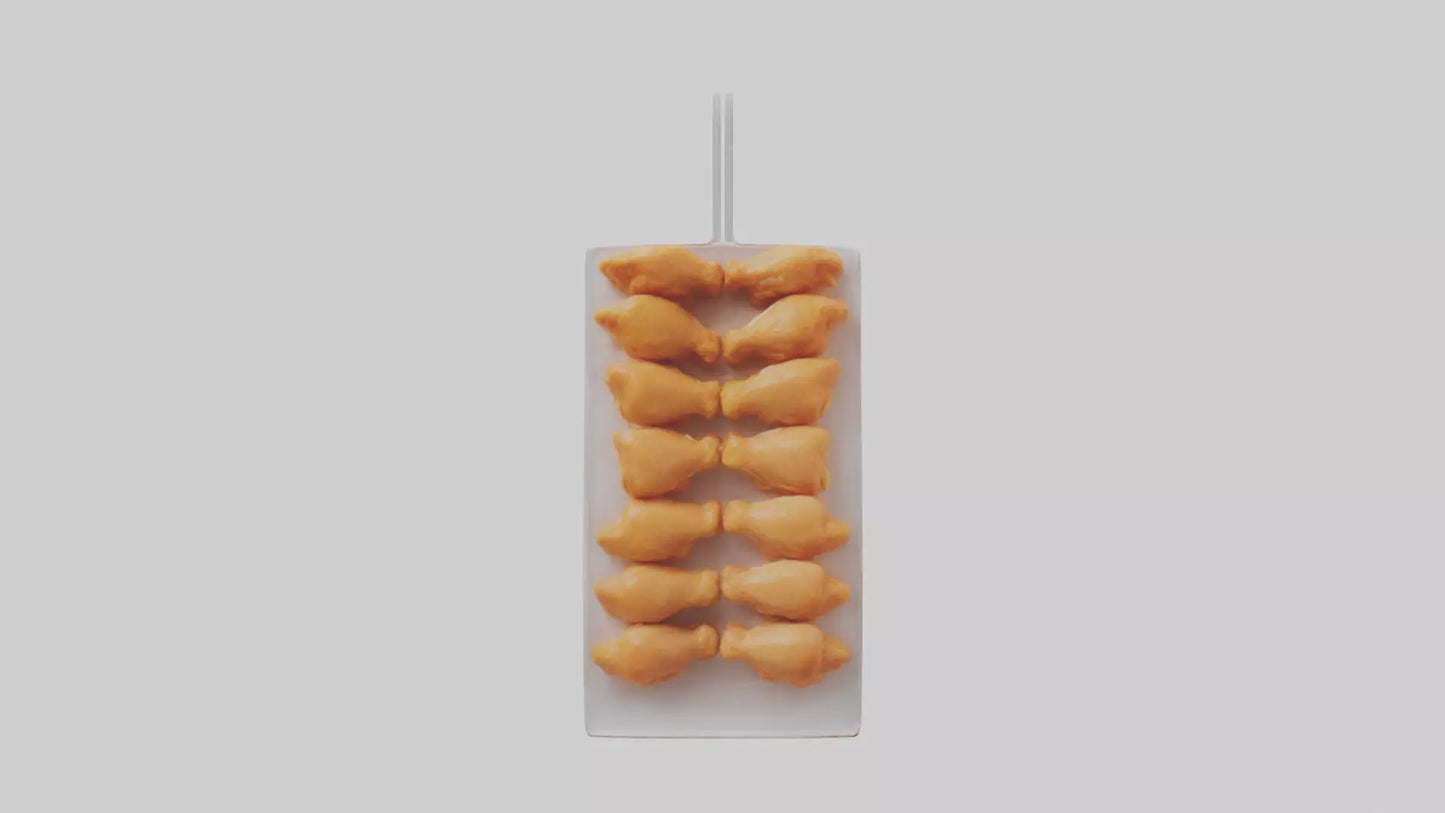 Frozen Chicken Wings Pack model 3D model