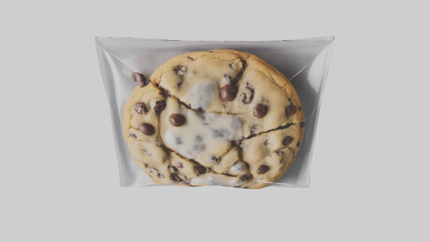 Frozen Chocolate Chip Cookies Pack model 3D model