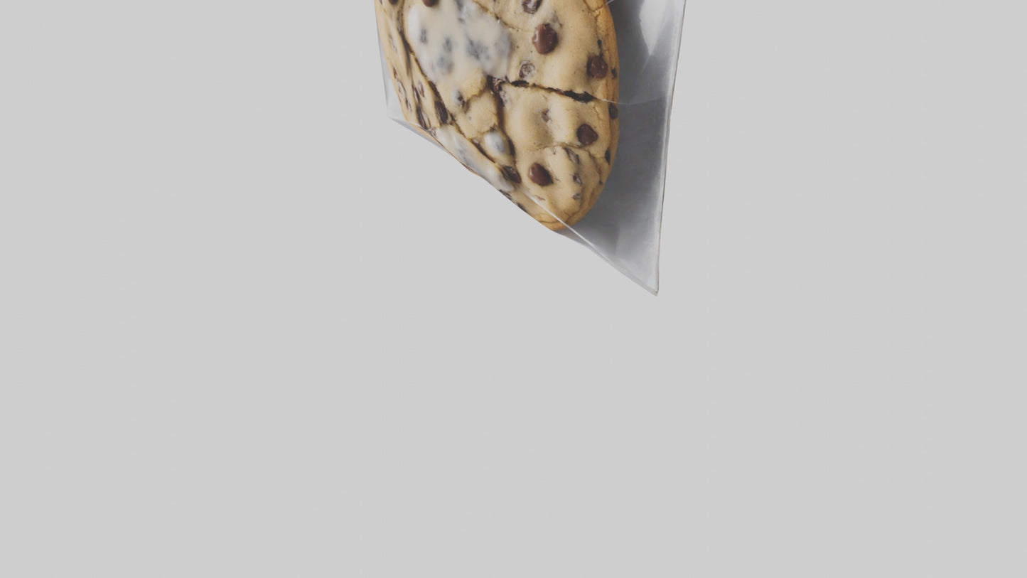 Frozen Chocolate Chip Cookies Pack model 3D model