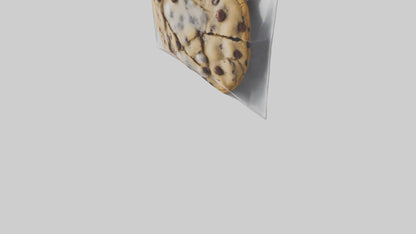 Frozen Chocolate Chip Cookies Pack model 3D model