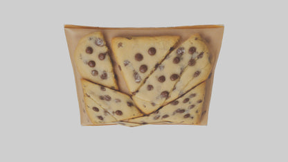 Frozen Chocolate Chip Cookies Pack model 3D model
