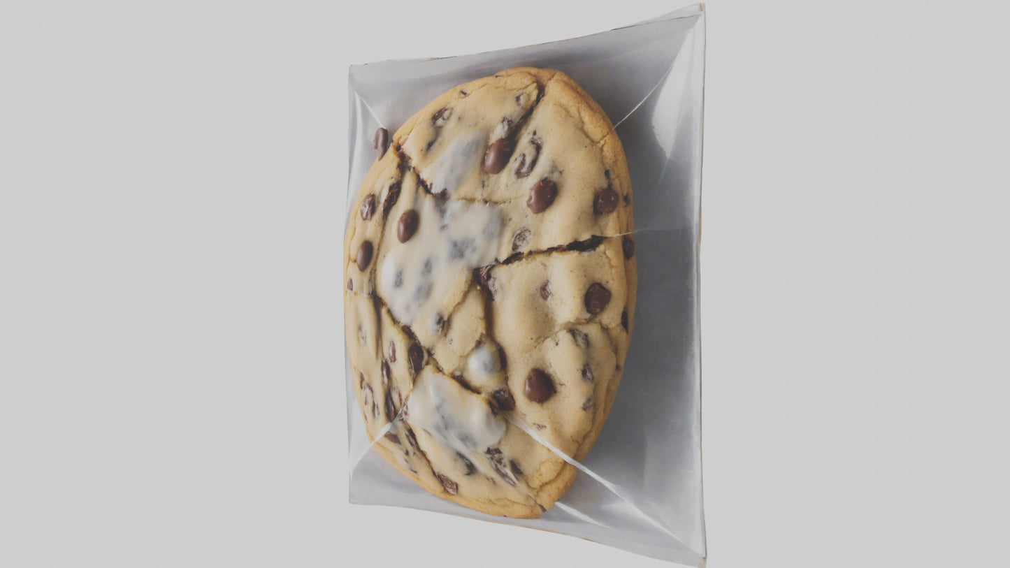 Frozen Chocolate Chip Cookies Pack model 3D model