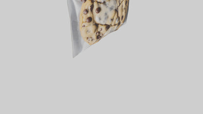 Frozen Chocolate Chip Cookies Pack model 3D model