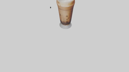 Frozen coffee drink model 3D model