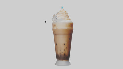Frozen coffee drink model 3D model