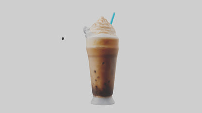 Frozen coffee drink model 3D model