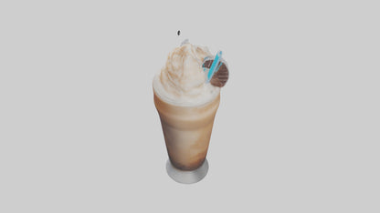 Frozen coffee drink model 3D model