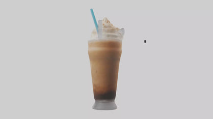 Frozen coffee drink model 3D model