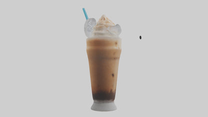 Frozen coffee drink model 3D model