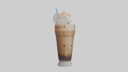 Frozen coffee drink model 3D model