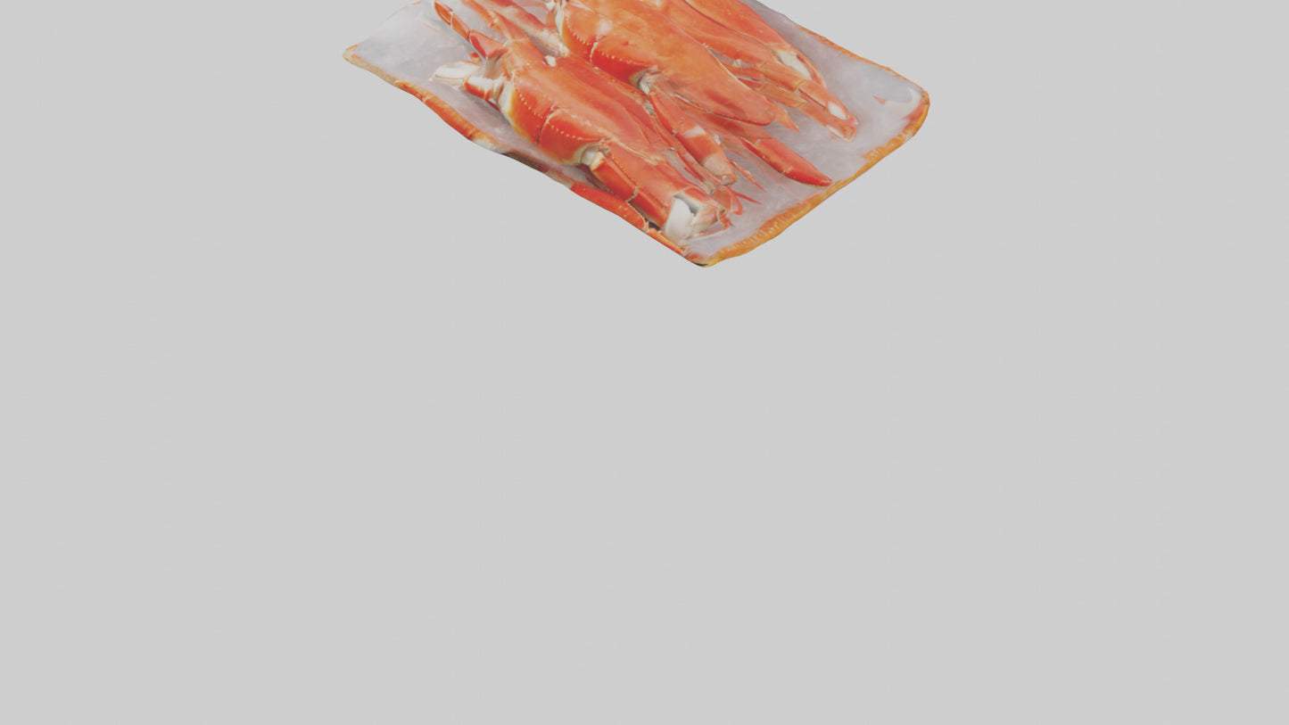 Frozen Crab Legs Pack model VR / AR / low-poly