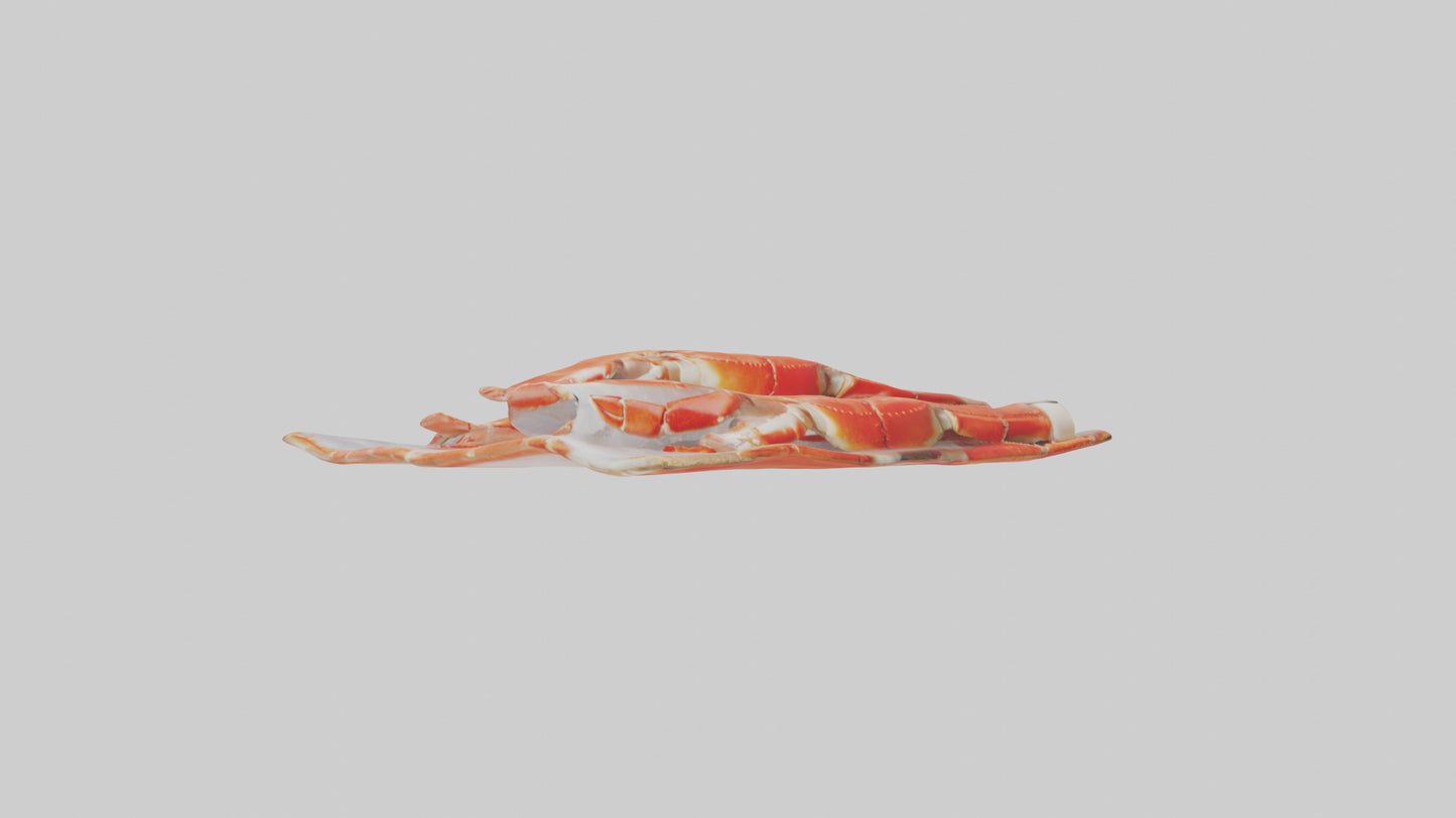 Frozen Crab Legs Pack model VR / AR / low-poly