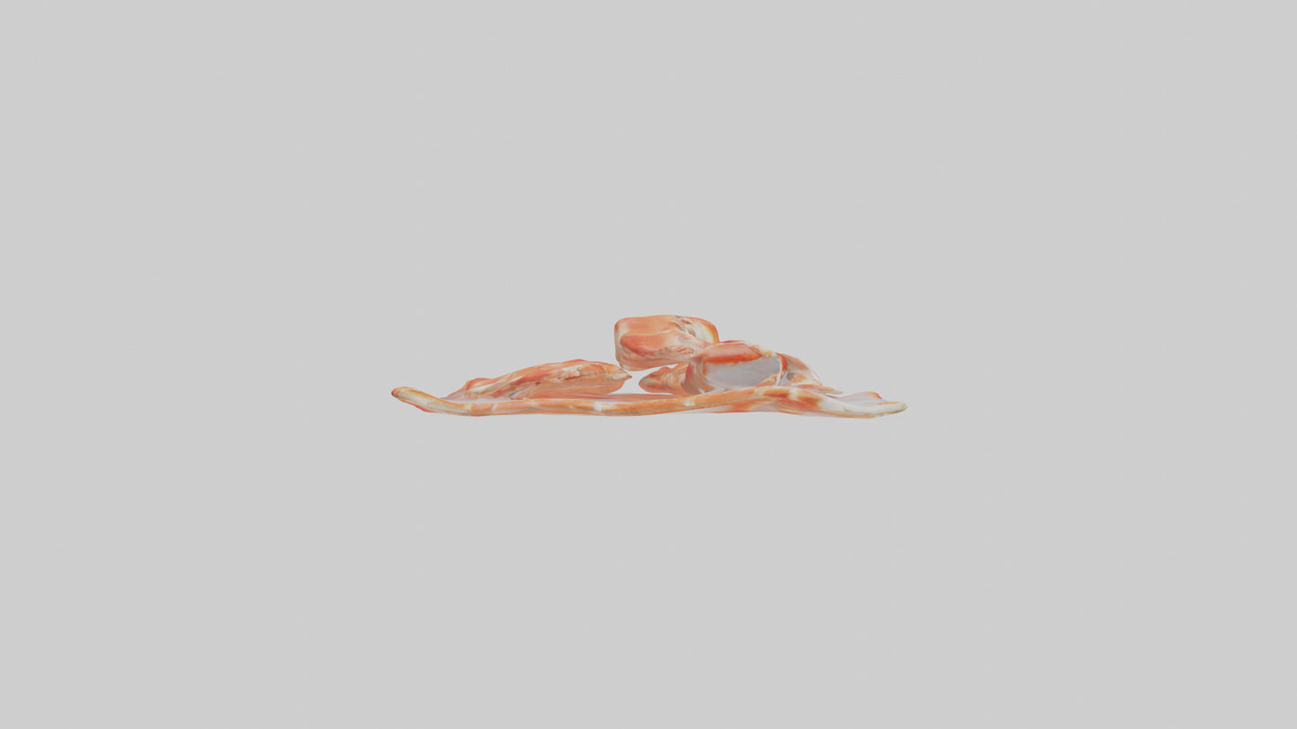 Frozen Crab Legs Pack model VR / AR / low-poly
