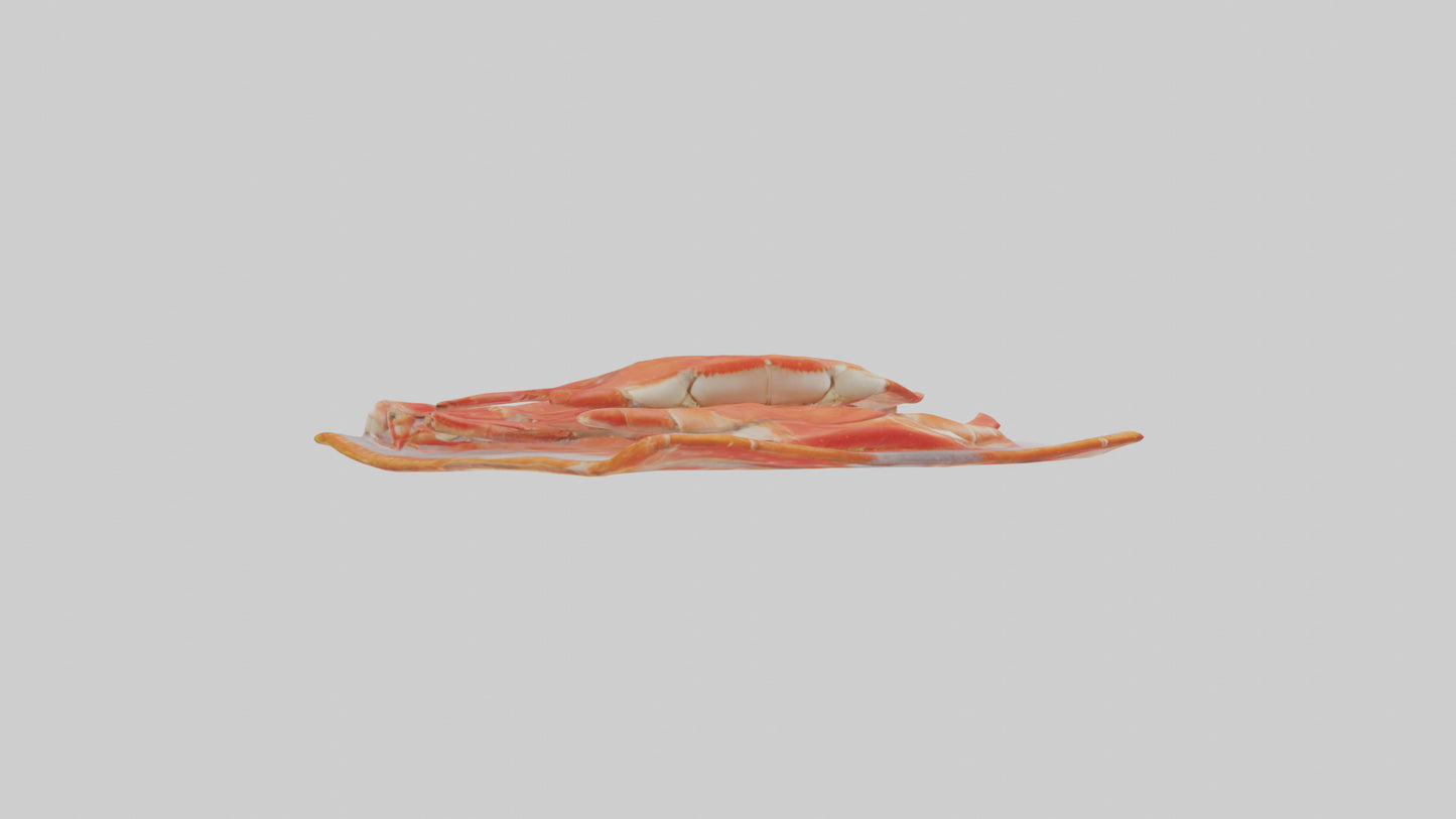 Frozen Crab Legs Pack model VR / AR / low-poly