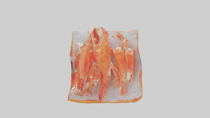 Frozen Crab Legs Pack model VR / AR / low-poly