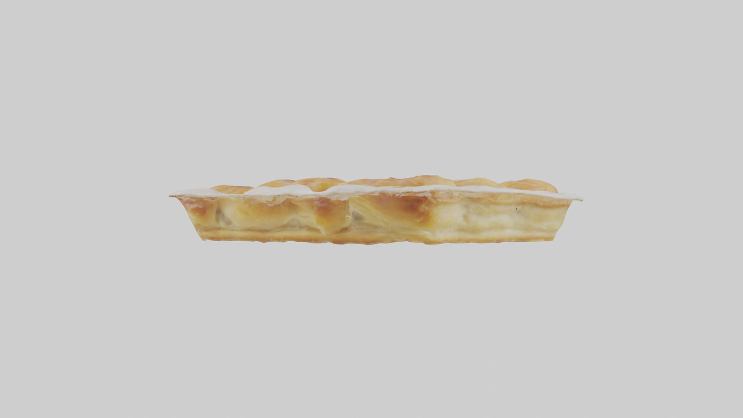 Frozen Danish Pastry Pack model 3D model