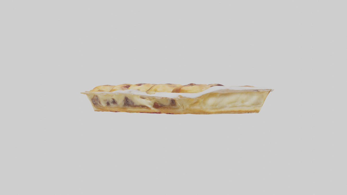 Frozen Danish Pastry Pack model 3D model