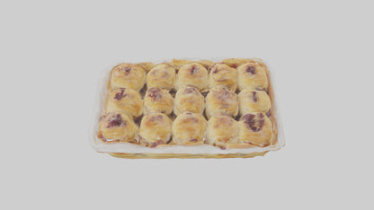 Frozen Danish Pastry Pack model 3D model