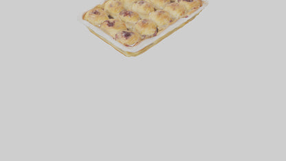 Frozen Danish Pastry Pack model 3D model