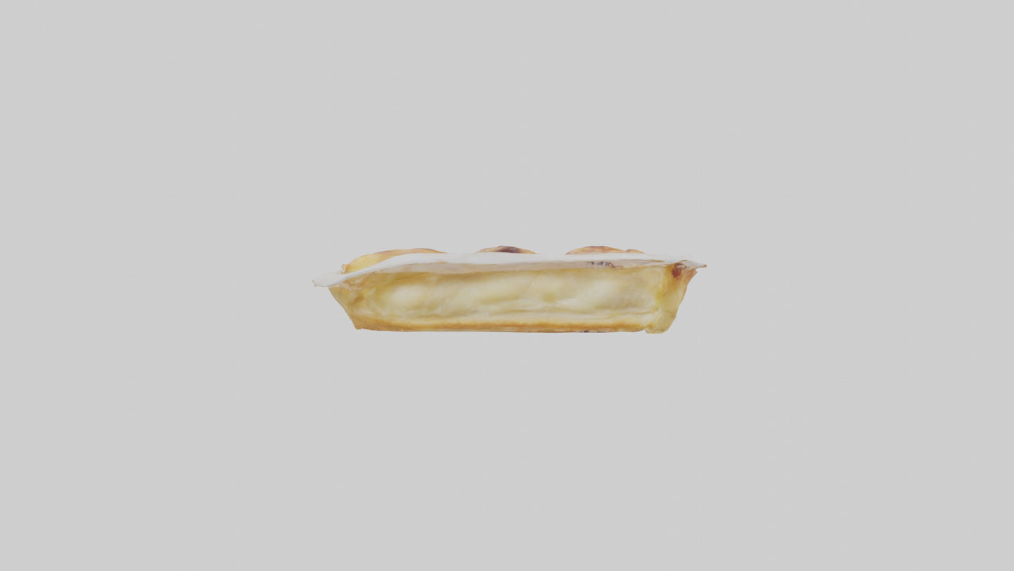 Frozen Danish Pastry Pack model 3D model
