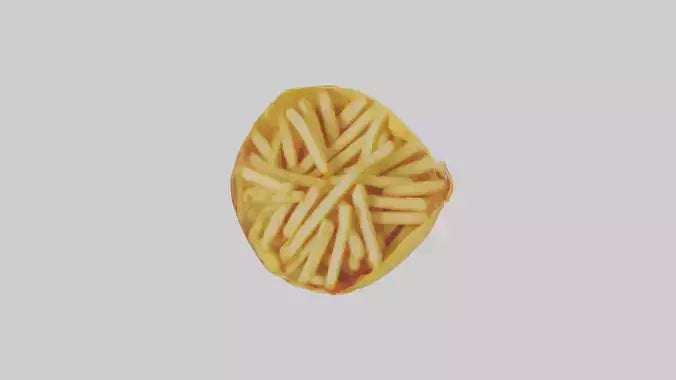 Frozen French Fries Pack model 3D model