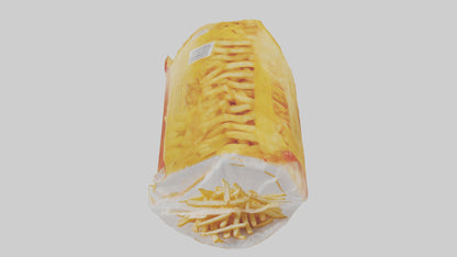 Frozen French Fries Pack model 3D model