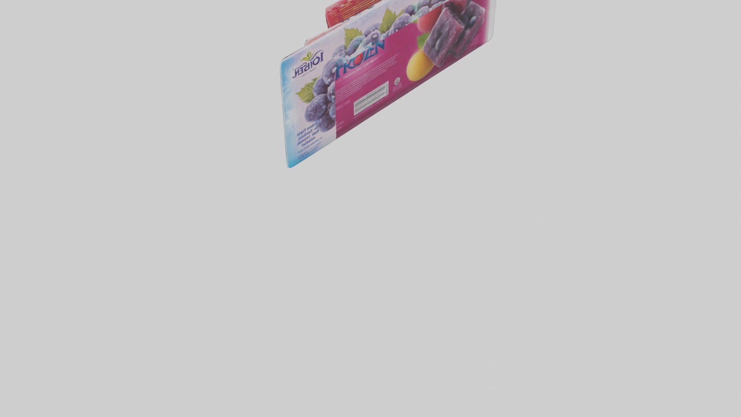 Frozen Fruit Bars Pack model 3D model
