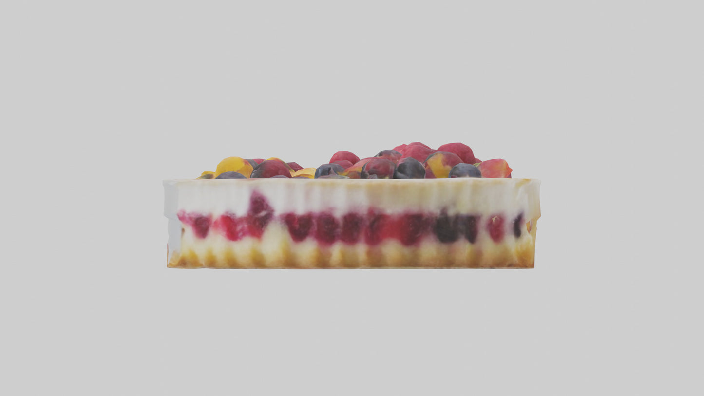 Frozen Fruit Tart Pack model 3D model