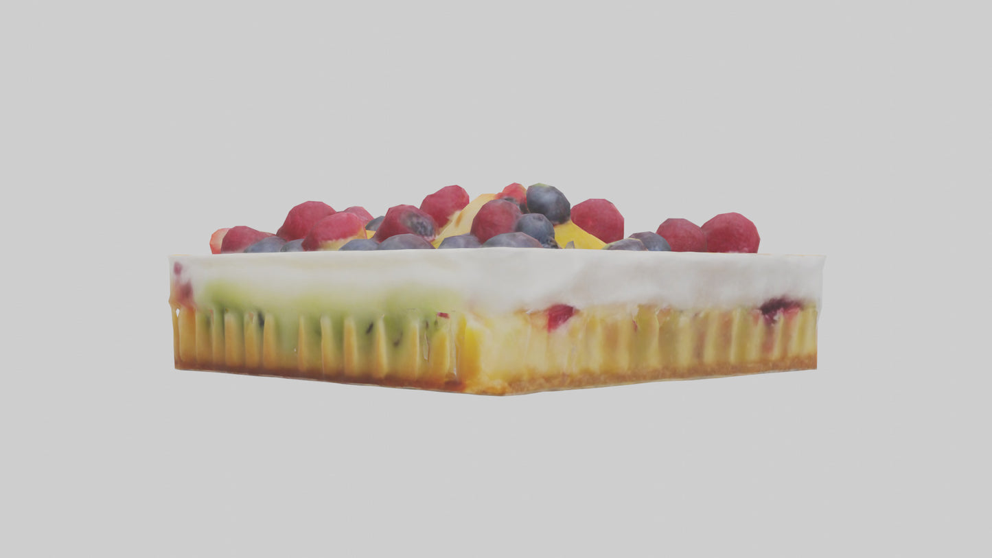 Frozen Fruit Tart Pack model 3D model